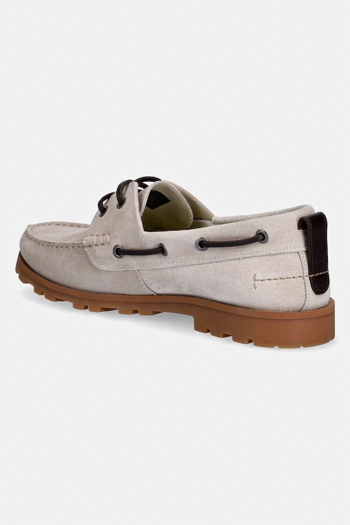 Tommy Hilfiger Erkek Süet Mokasen HILIFGER LIGHT SDE BOAT SHOE