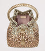 Jimmy Choo Metallic Bon Bon Embellished Top-Handle Bag
