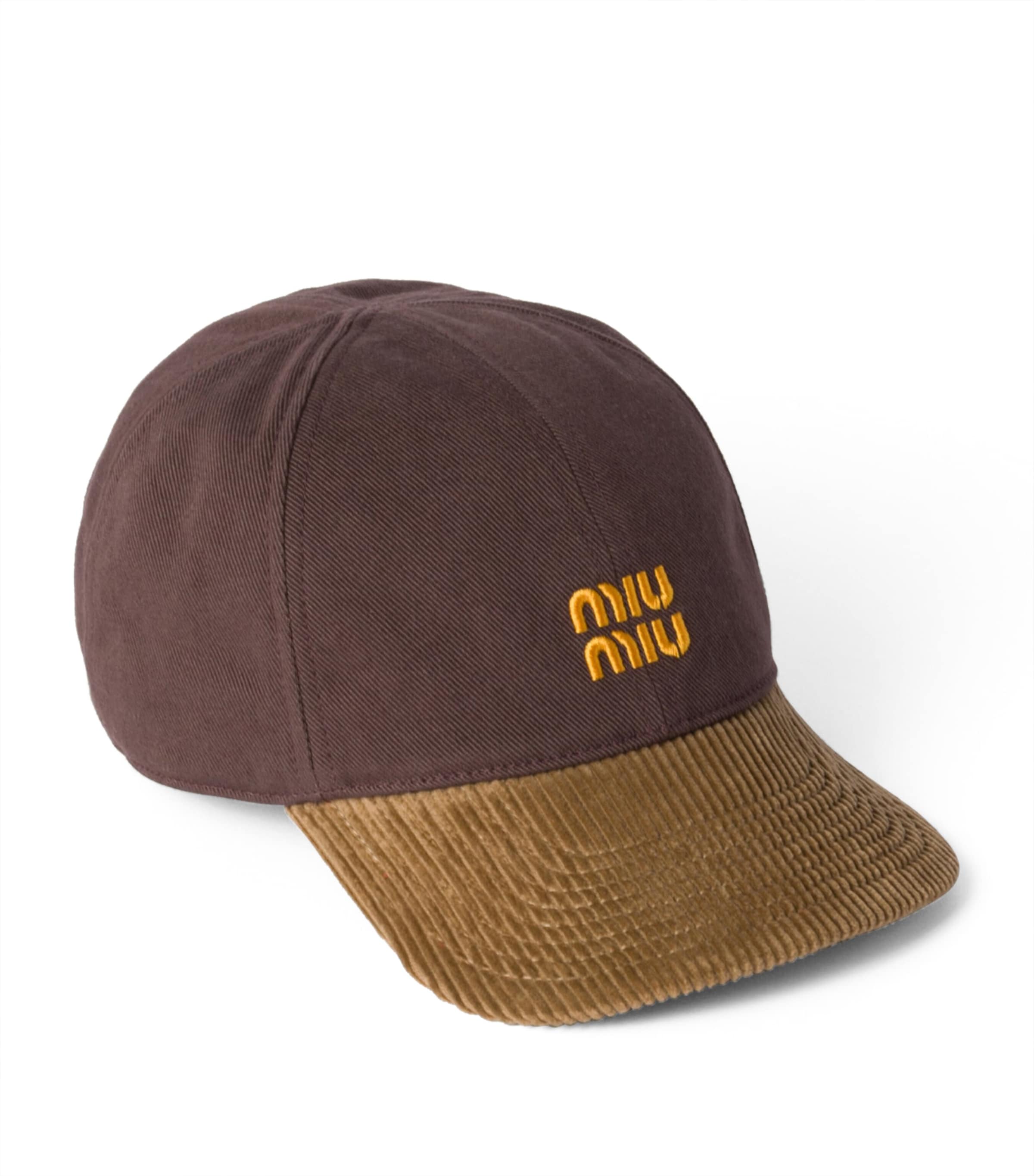 Denim Corduroy Baseball Cap
