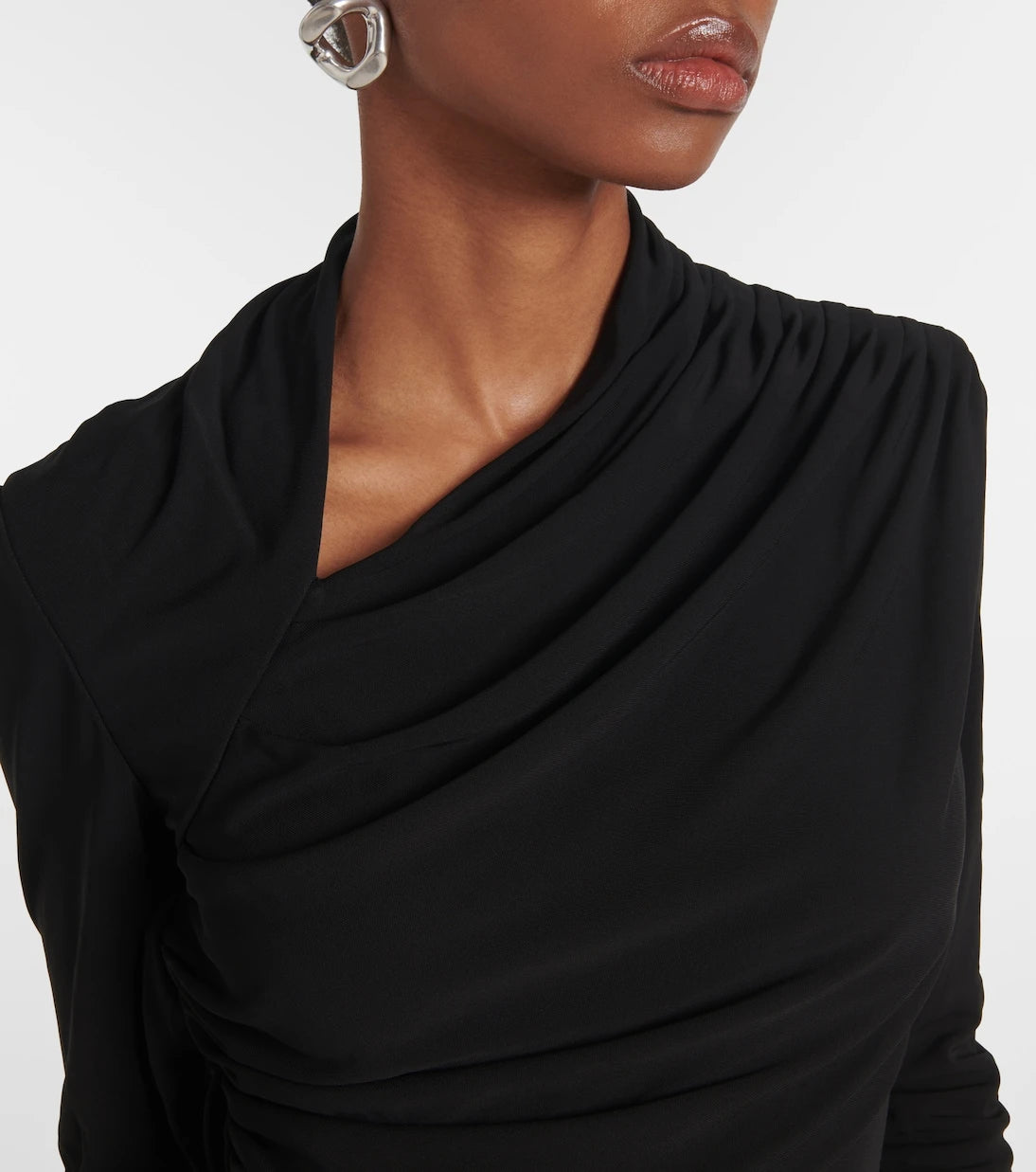 Fforme - Joy pleated jersey maxi dress