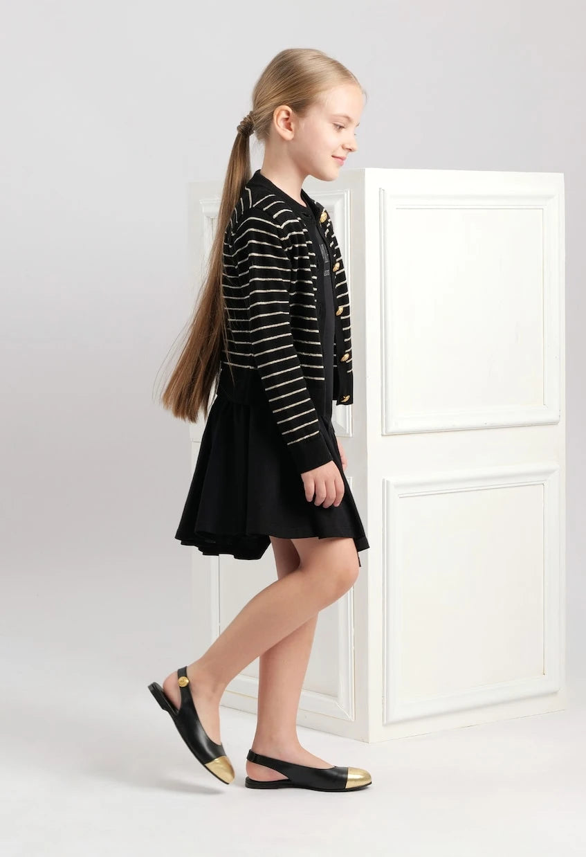 Balmain Kids - كارديجان قطن