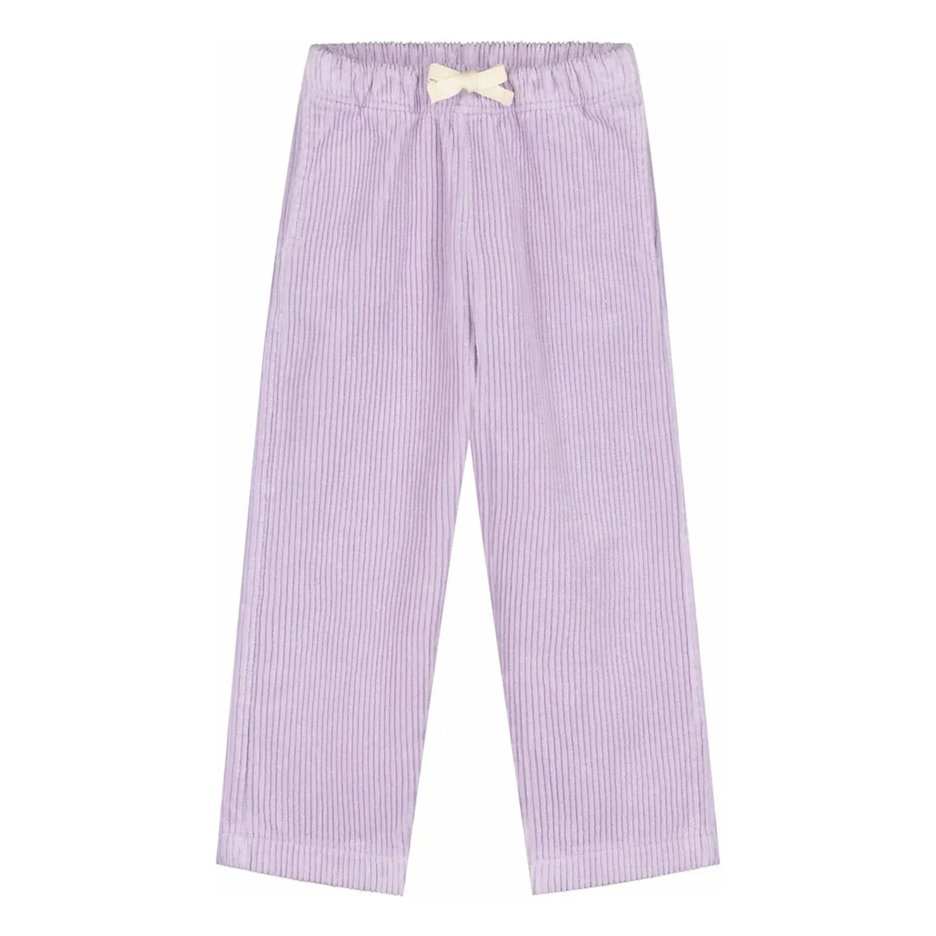 Yuki - Organic corduroy pants | Lilac