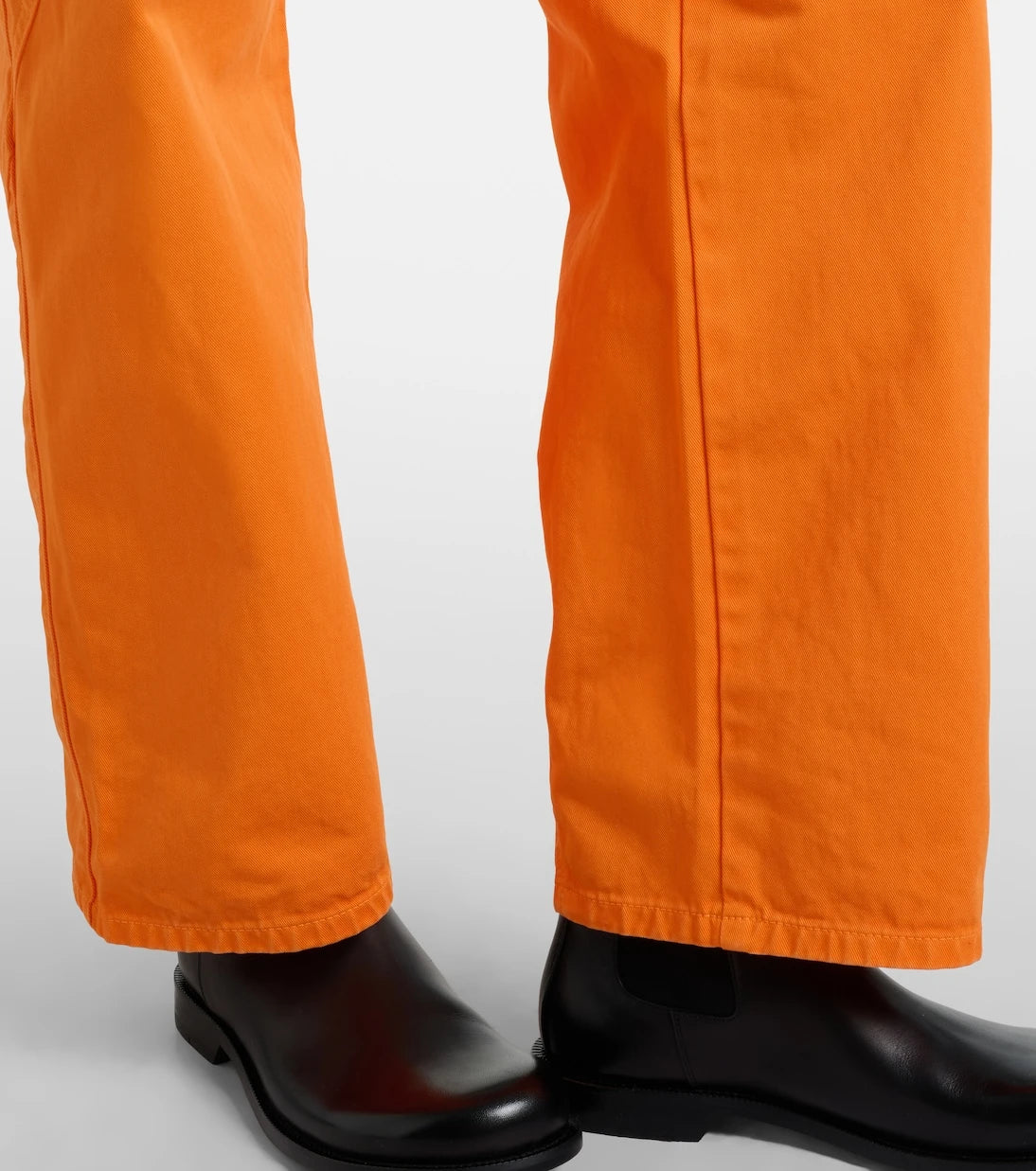 JW Anderson - Embroidered high-rise straight jeans
