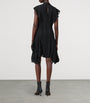 AllSaints Black Asymmetric Fleur Dress
