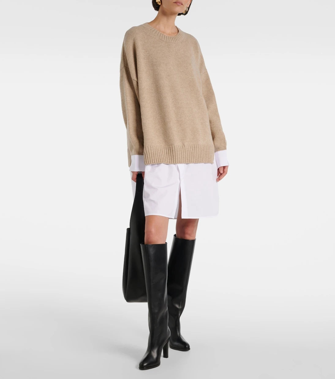 Stella McCartney - Layered virgin wool sweater