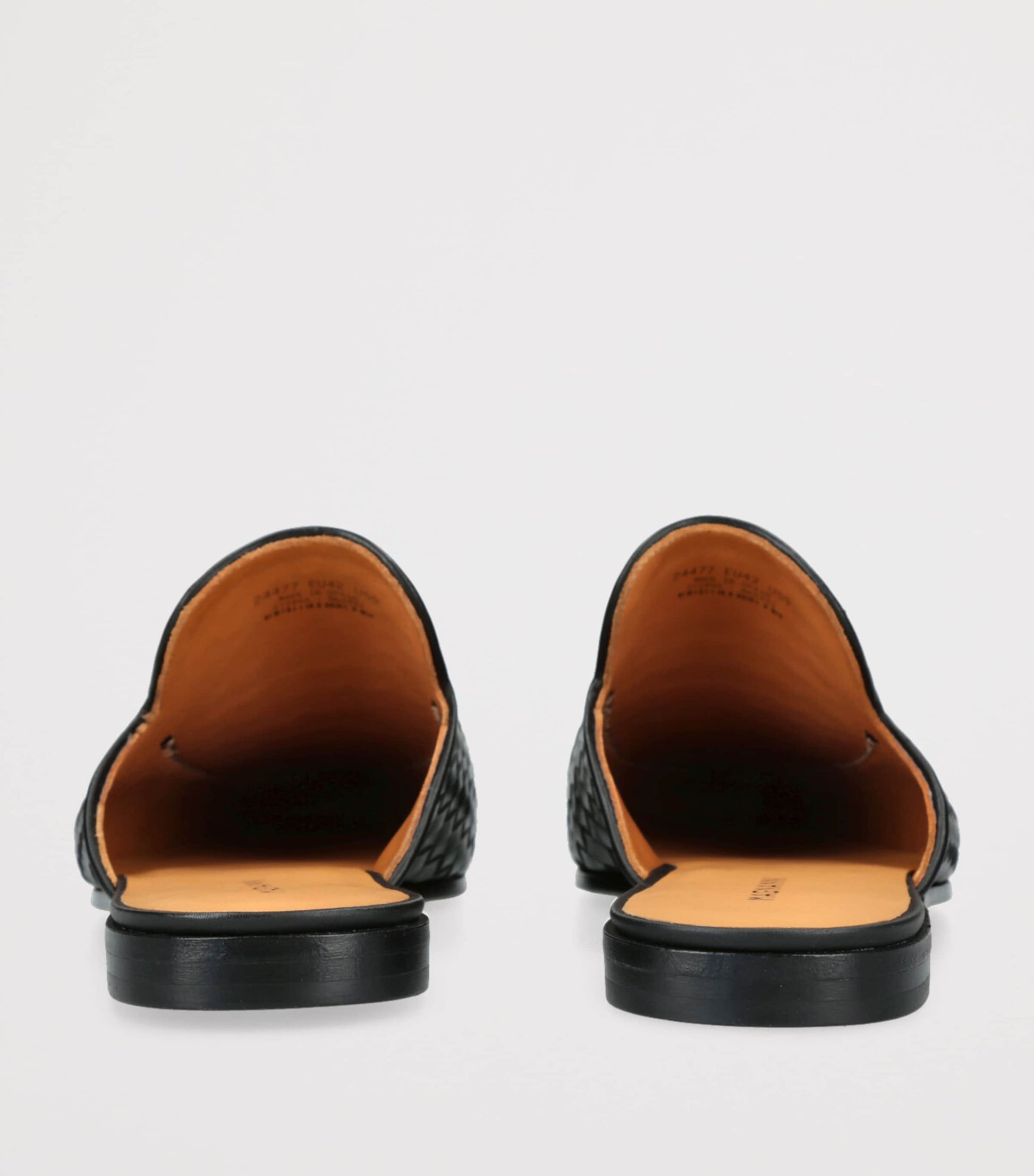 Woven Leather Suela Mules