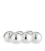 Set of 2 Silver-Plated Perles Place Card Holders