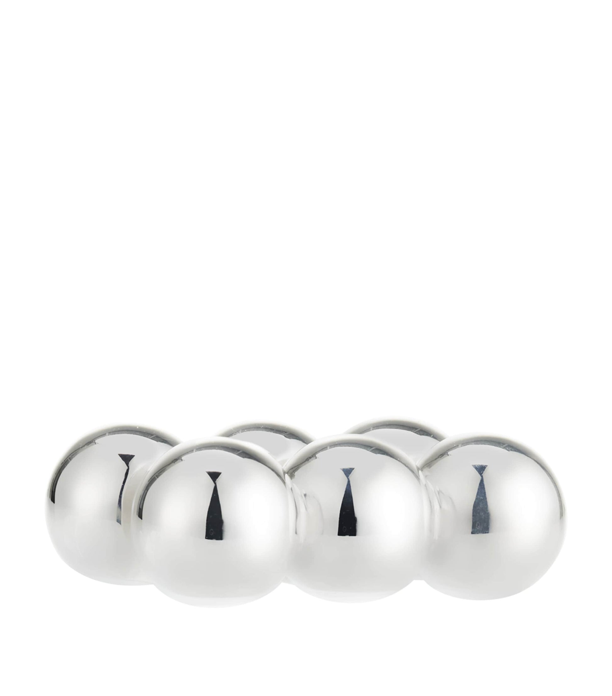 Set of 2 Silver-Plated Perles Place Card Holders