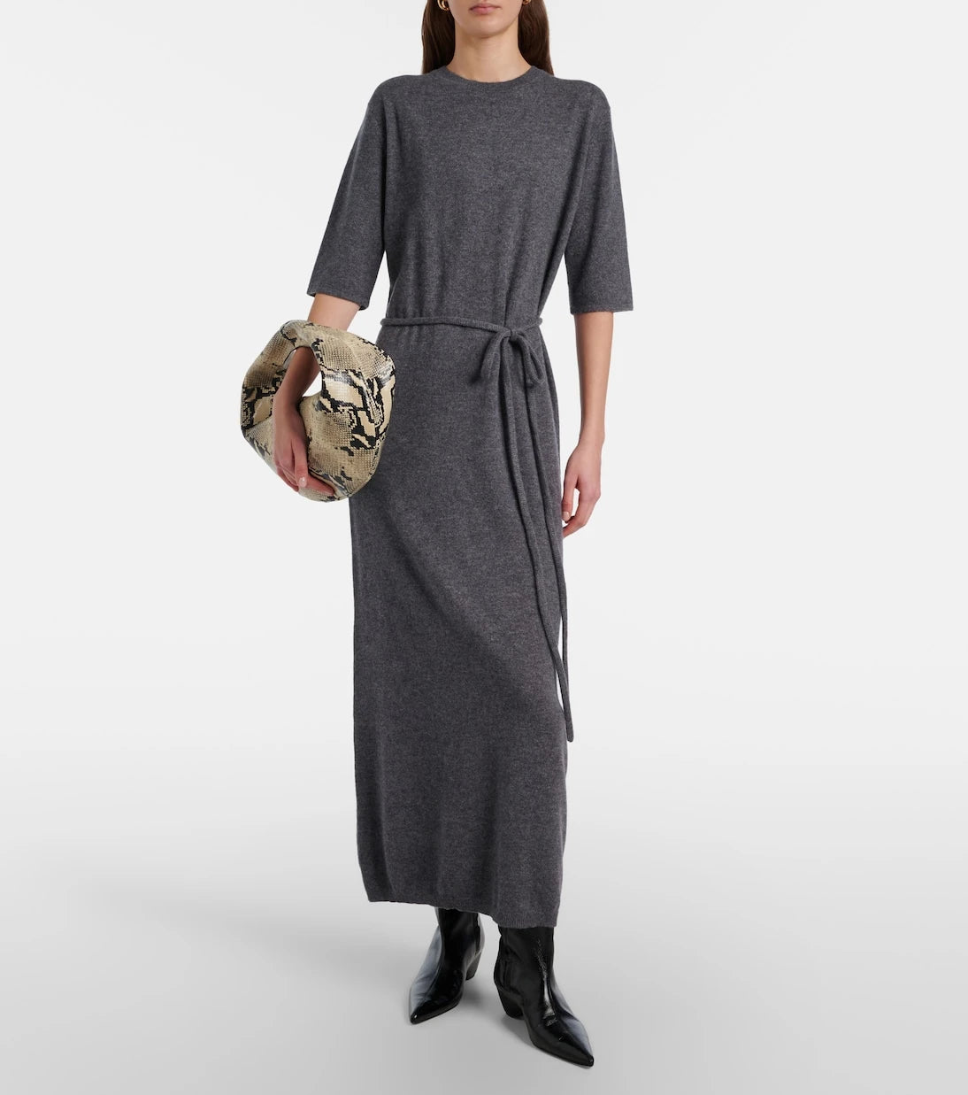 Lisa Yang - Tilde belted cashmere maxi dress