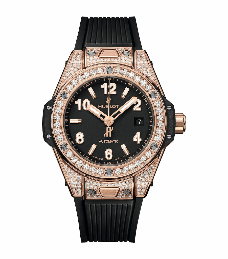 Hublot King Gold and Diamond Big Bang One Click Watch 33mm