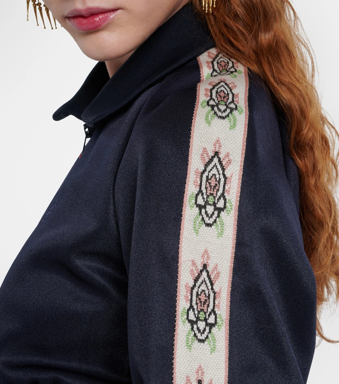 Etro - Cropped track jacket