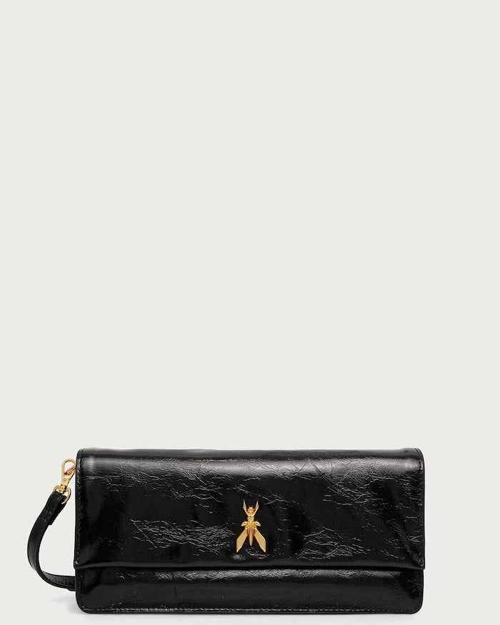 Patrizia Pepe deri kadın crossbody çanta