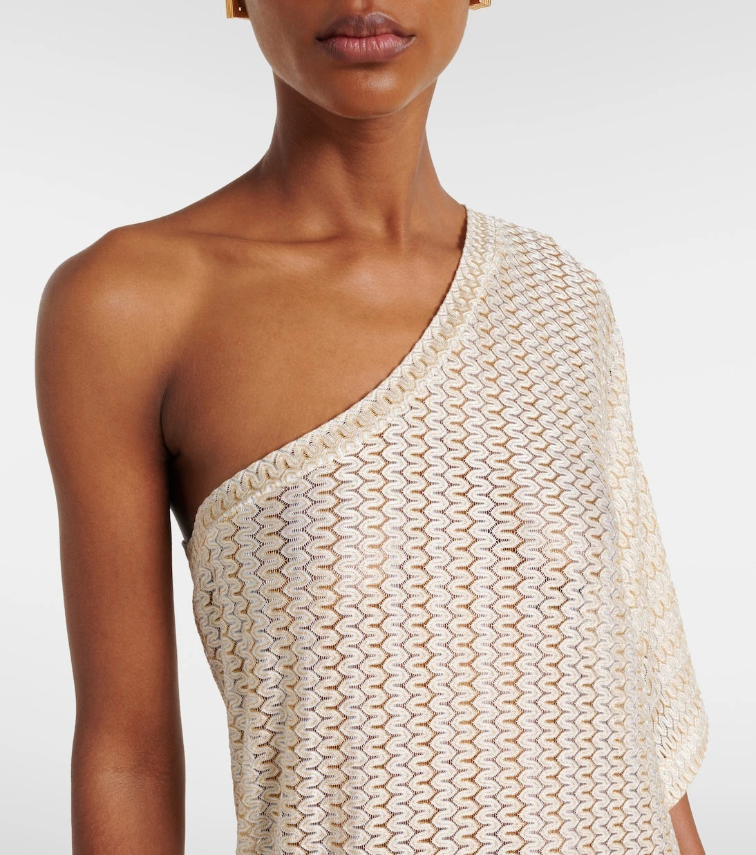Melissa Odabash - Savannah lamé beach cover-up