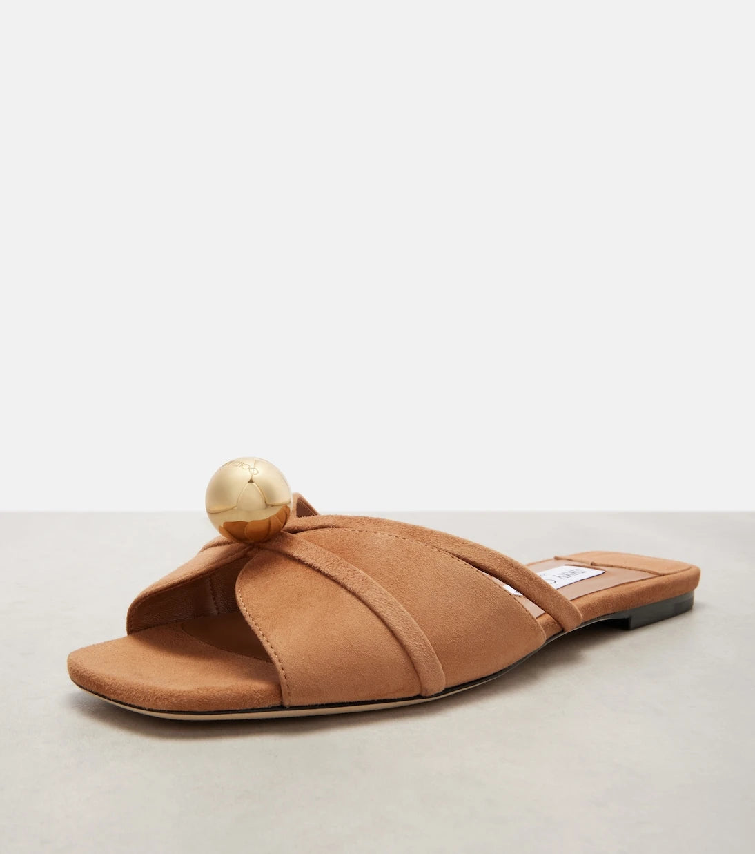 Jimmy Choo - Siva suede slides