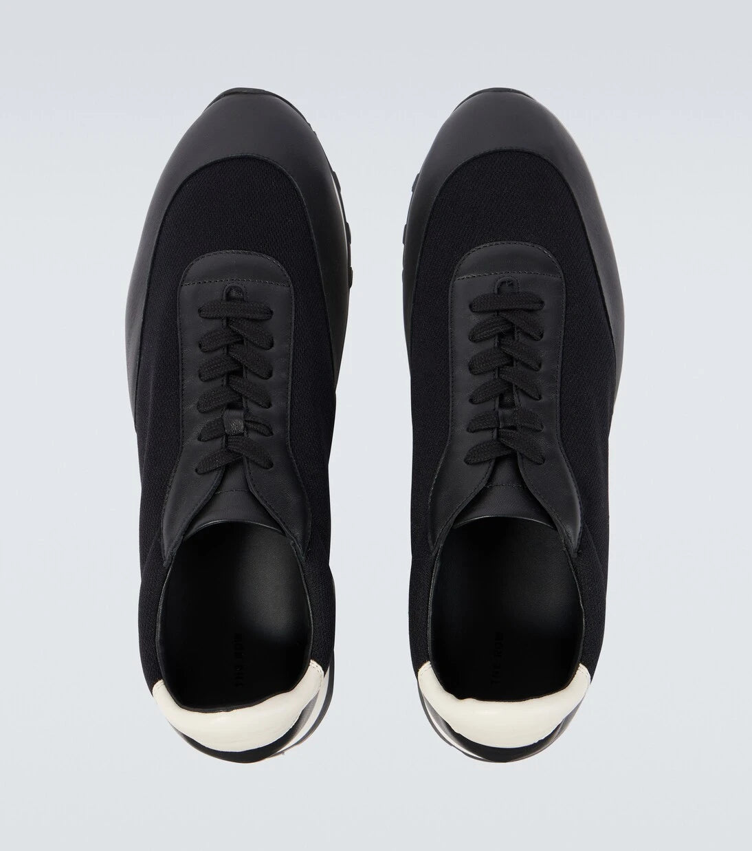 The Row - Owen leather-trimmed sneakers