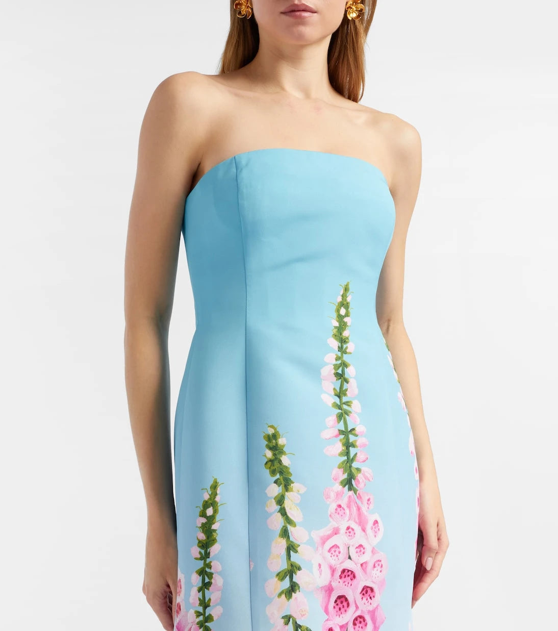 Oscar de la Renta - Foxglove corset gown