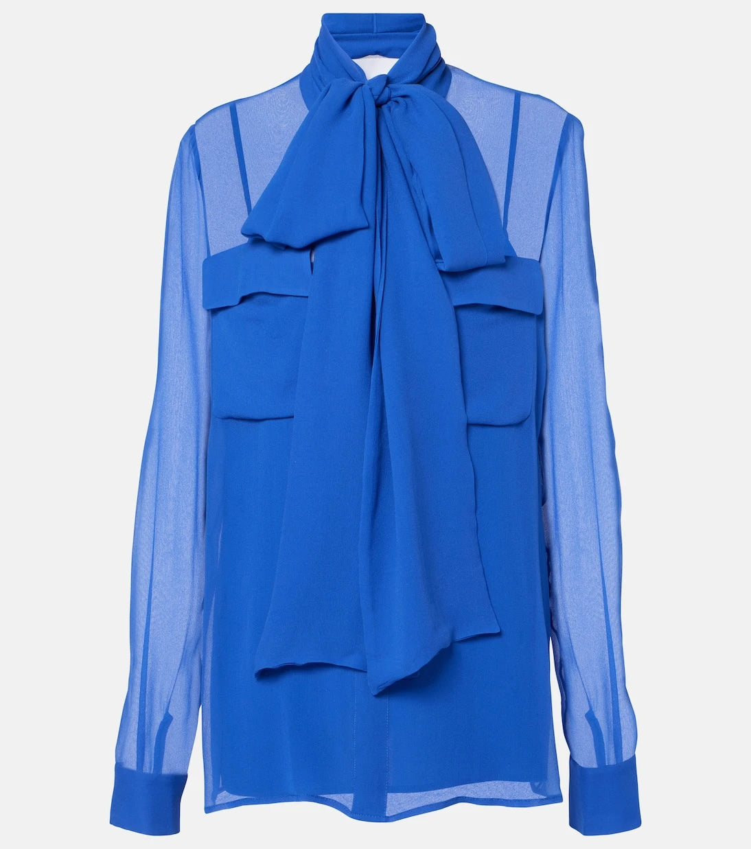 Costarellos - Silk georgette blouse