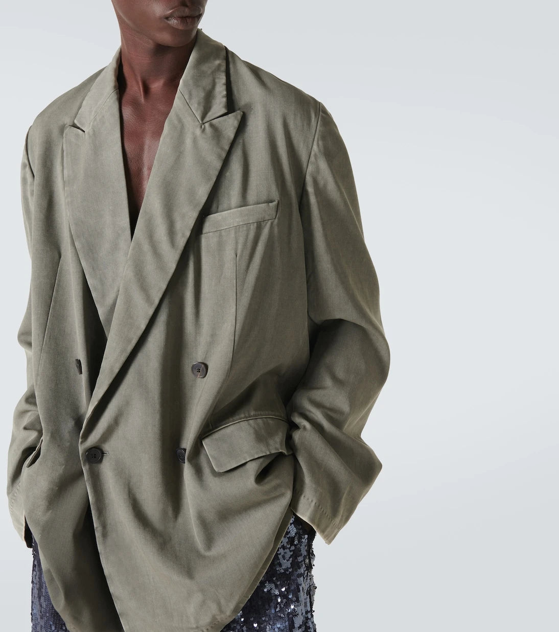 Dries Van Noten - Oversized wool-blend blazer