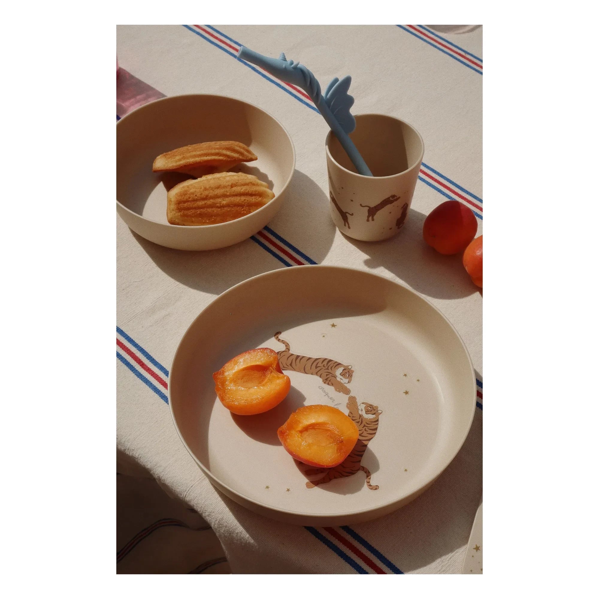 Konges Sløjd - Tiger PLA crockery set | Sand