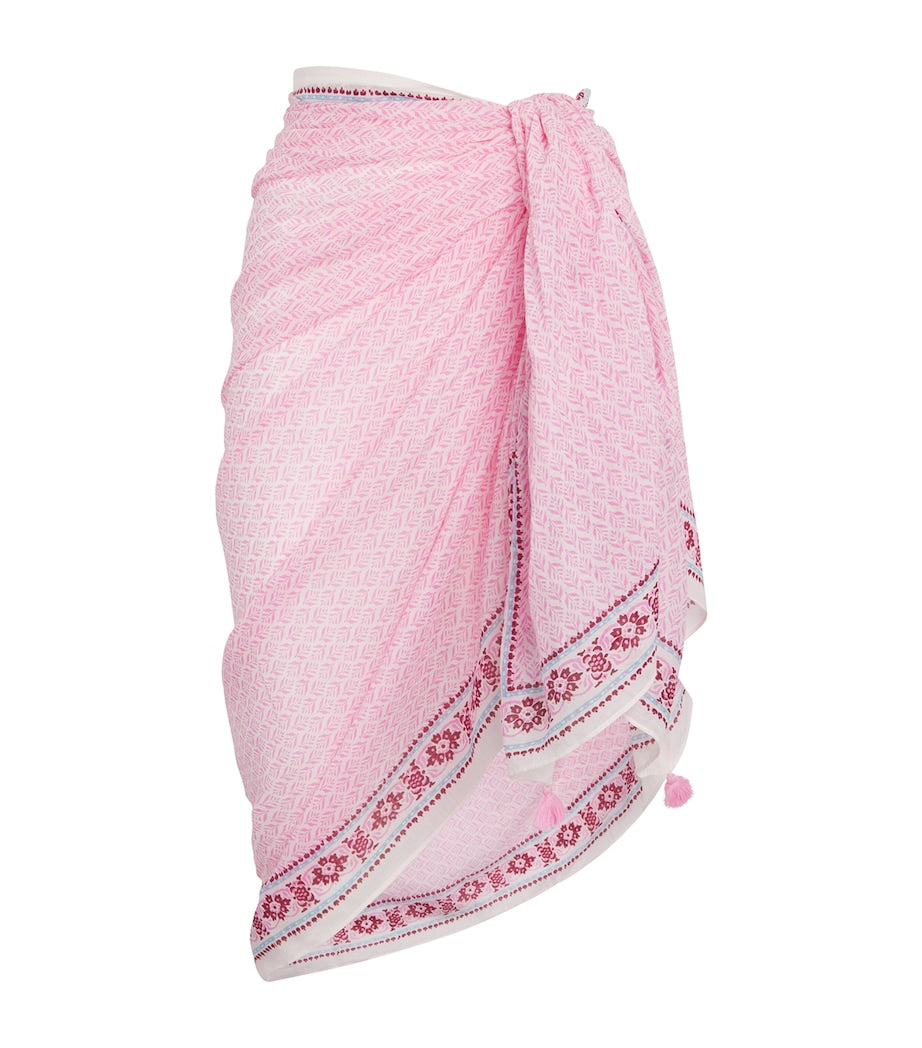 Heidi Klein Multi Cotton-Silk Provence Sarong