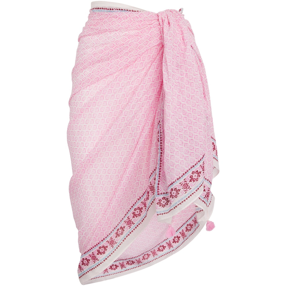 Heidi Klein Multi Cotton-Silk Provence Sarong