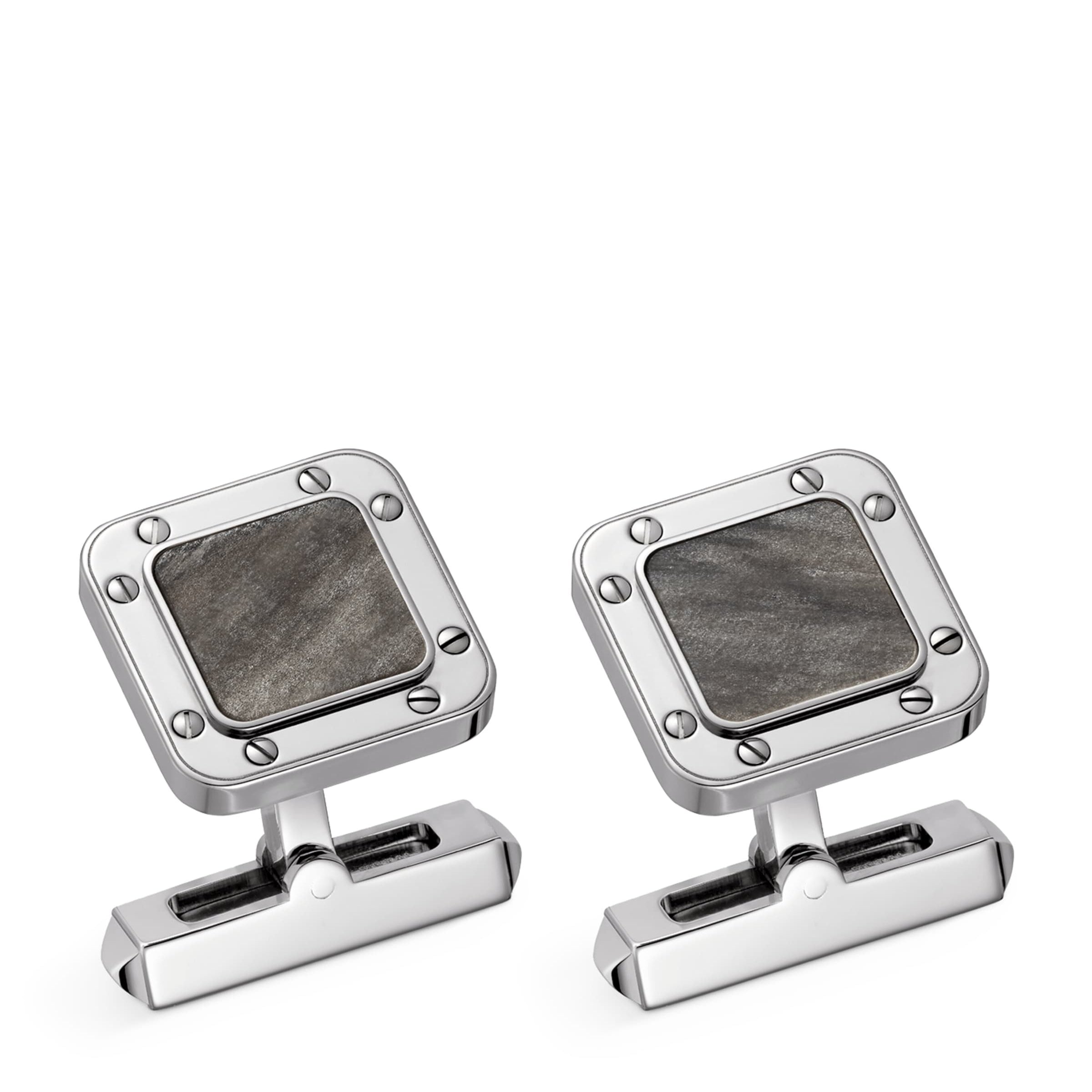 Sterling Silver Santos de Cartier Cufflinks