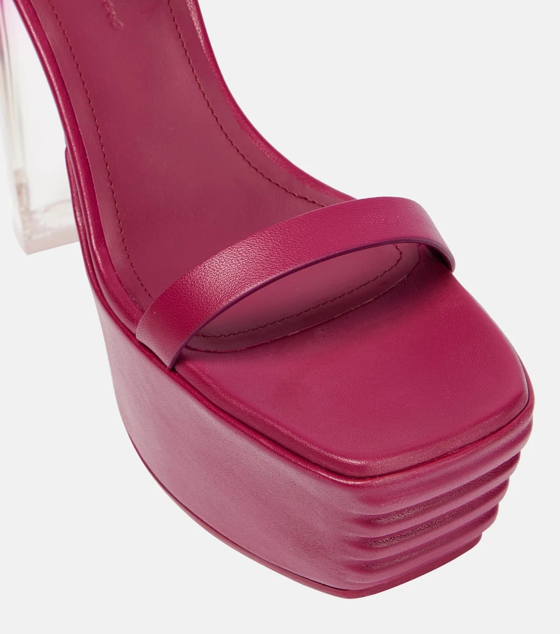 Rick Owens - Minimal leather platform sandals
