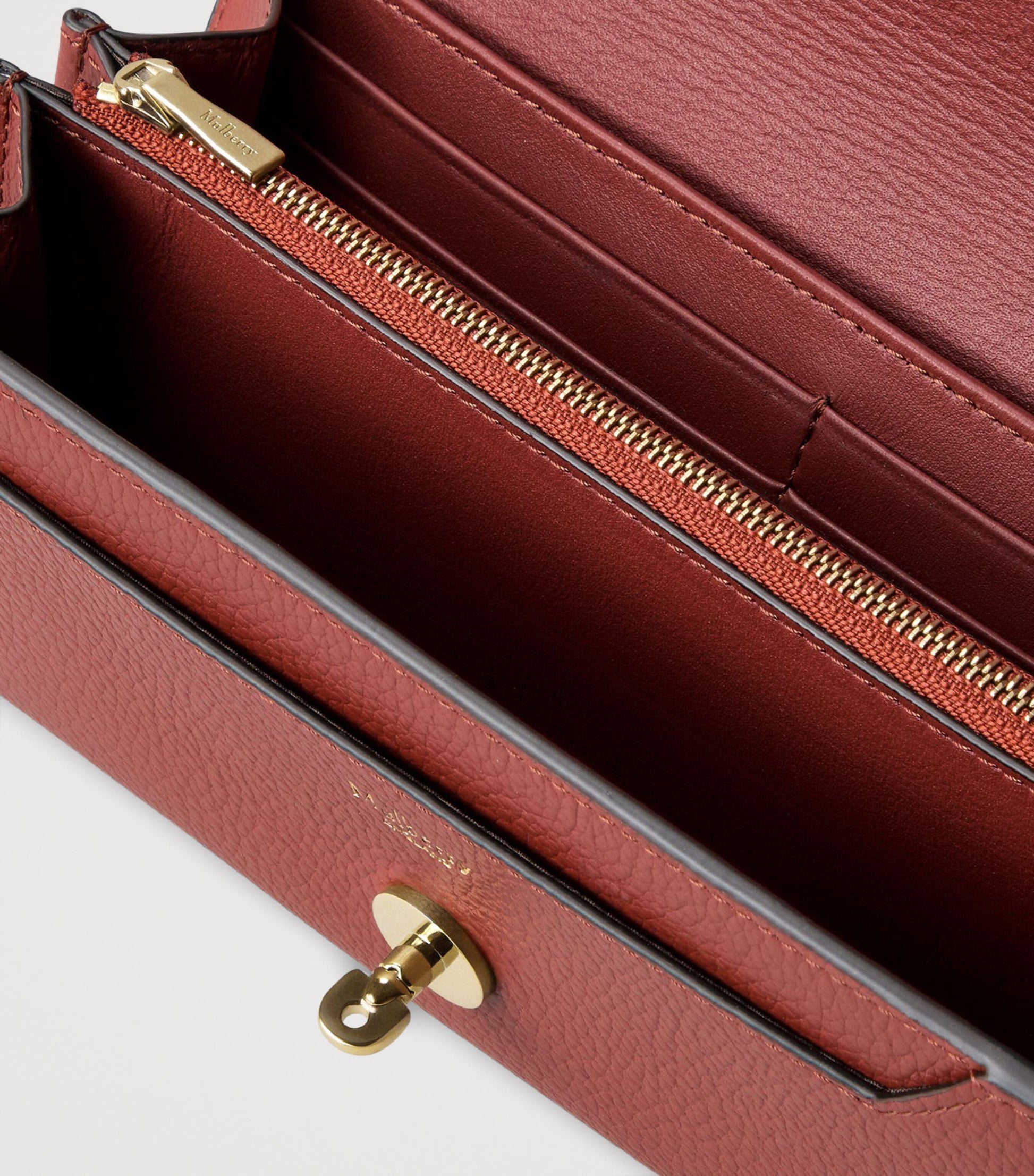 Mulberry Red Leather Darley Wallet