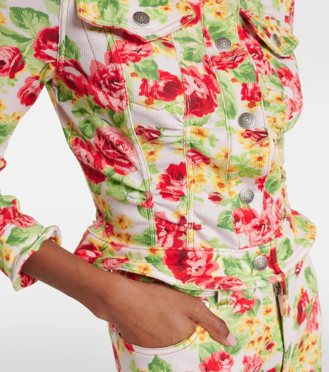 Acne Studios - Ojalva floral denim jacket