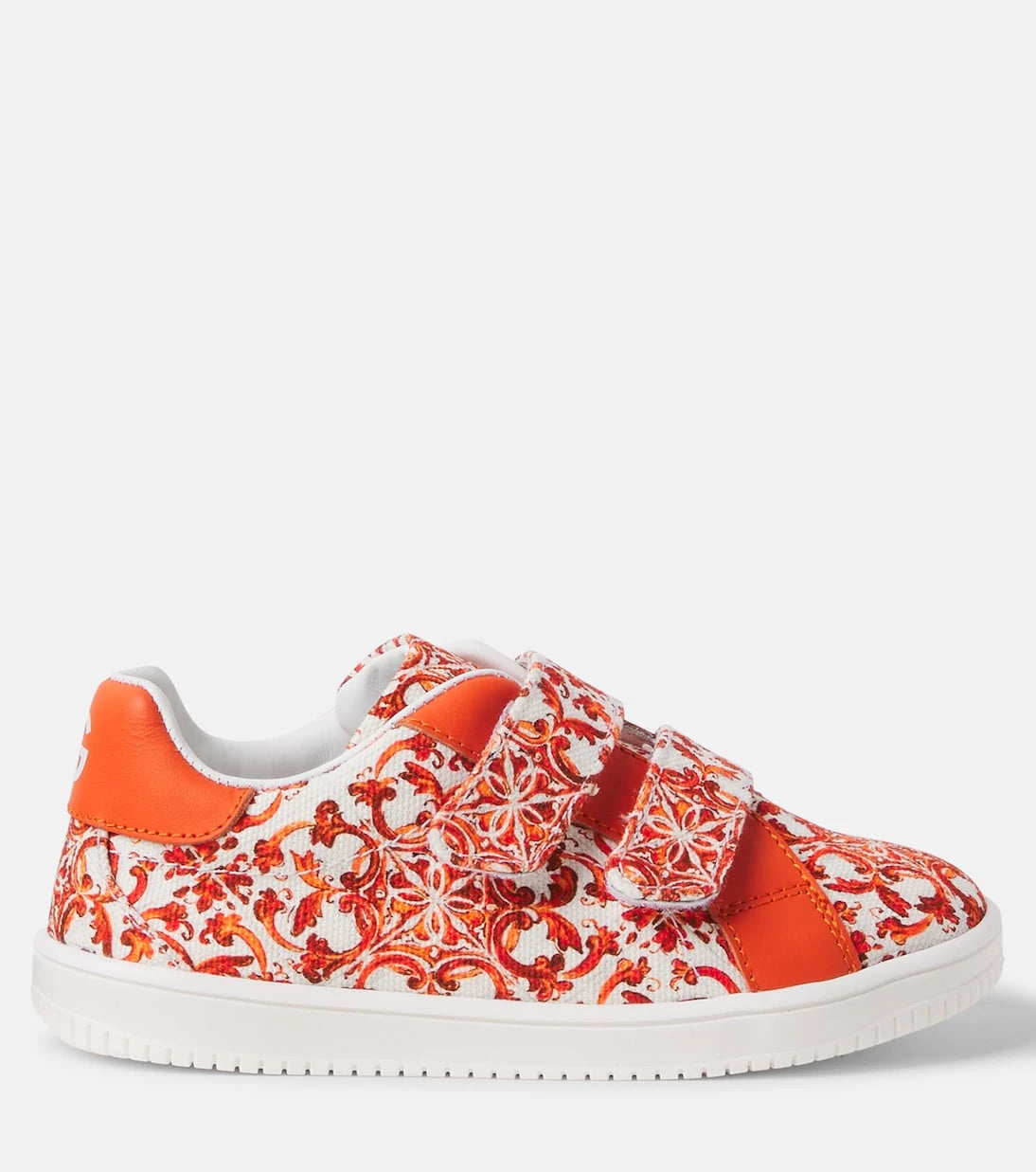 Dolce&Gabbana Kids - Majolica canvas sneakers