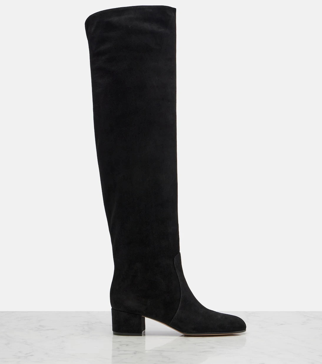 Gianvito Rossi - Suede knee-high boots