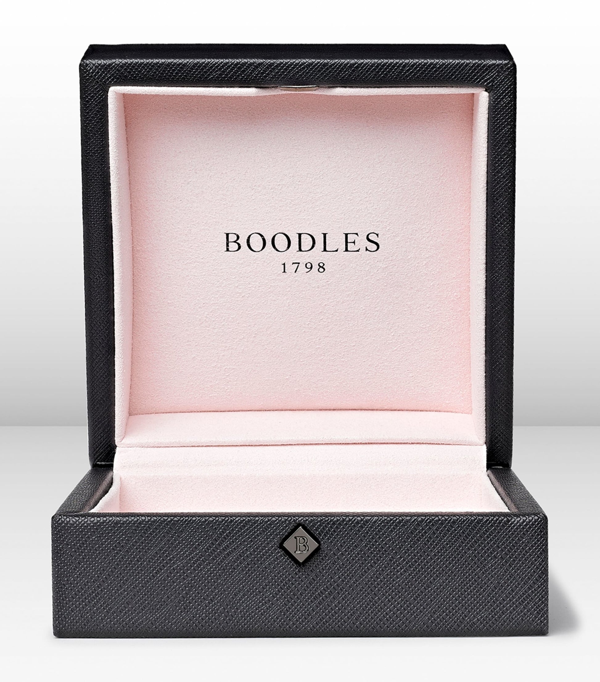 Boodles White Gold and Diamond Roulette Pendant Necklace