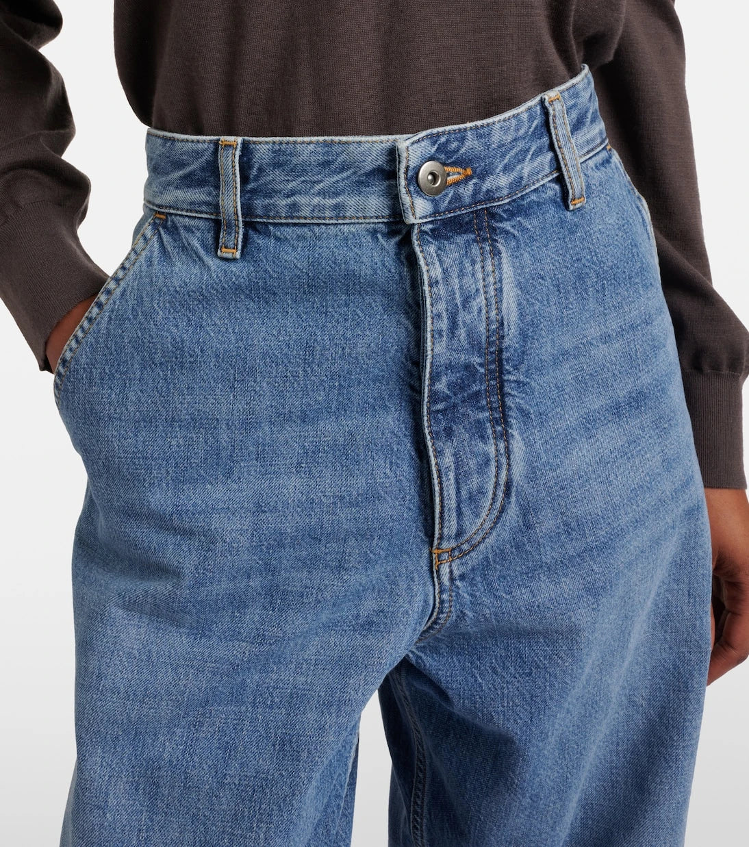 Bottega Veneta - Mid-rise cargo jeans