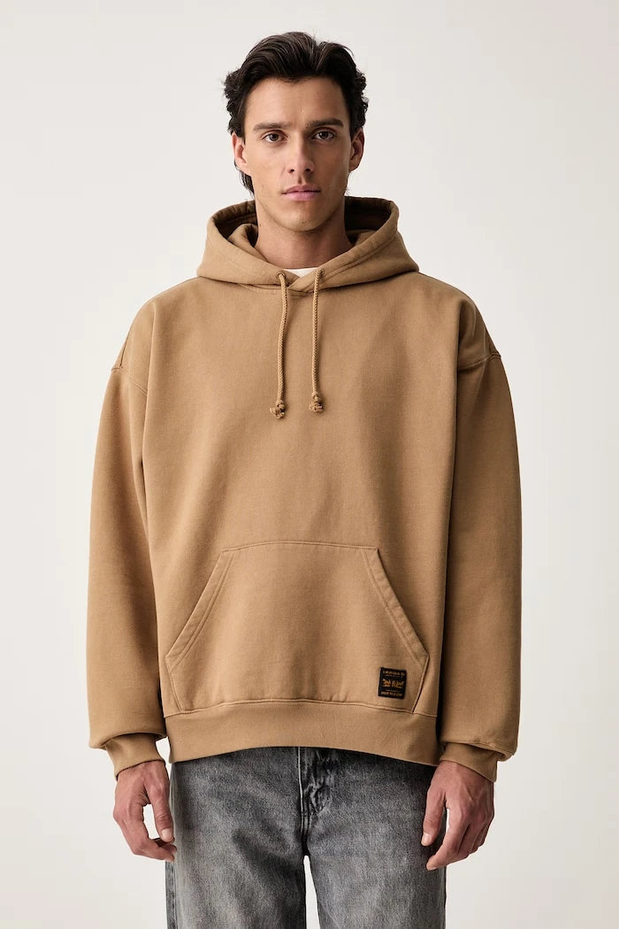 Levi's kapüşonlu erkek pamuklu sweatshirt WORKWEAR PO