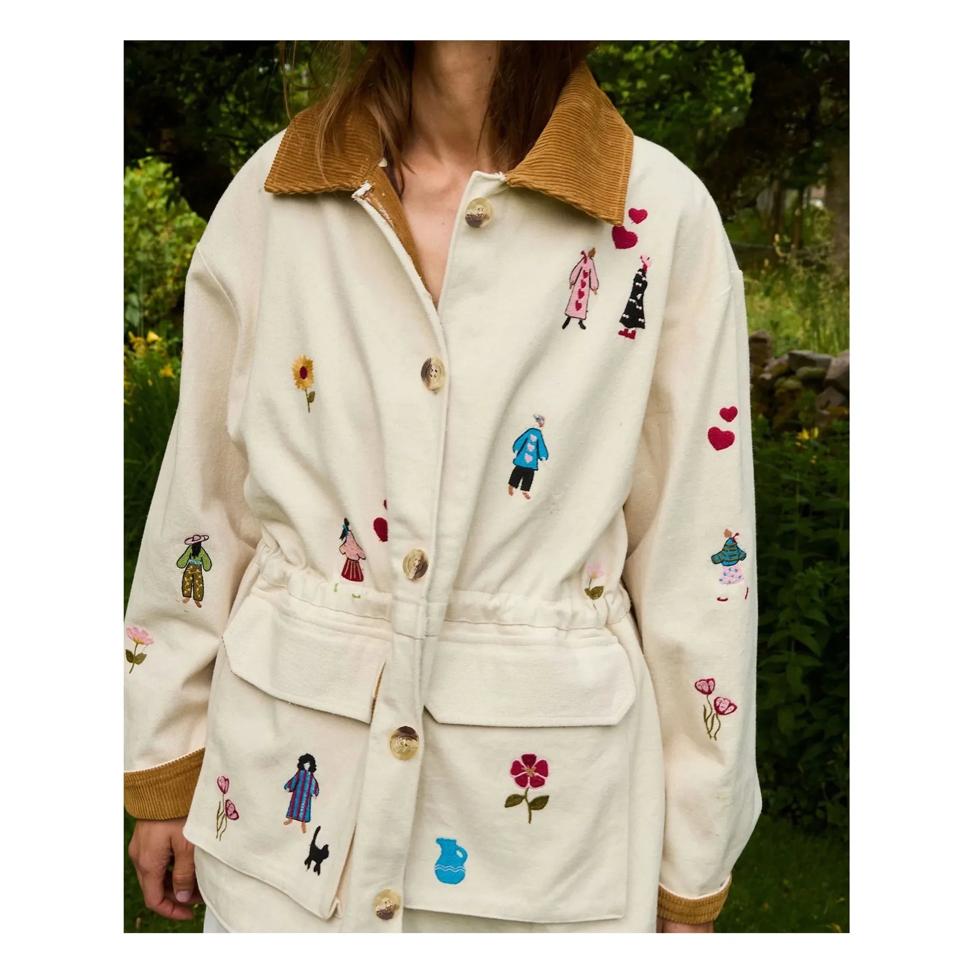 SISSEL EDELBO - Cara Organic Cotton Jacket | Ecru
