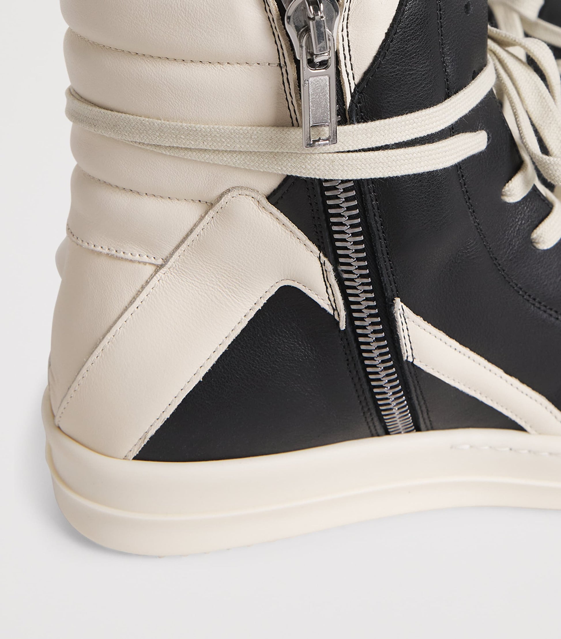 Leather Geobasket High-Top Sneakers