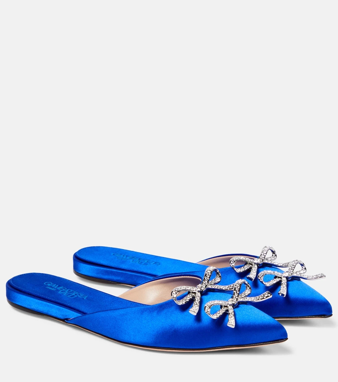 Giambattista Valli - Embellished satin mules