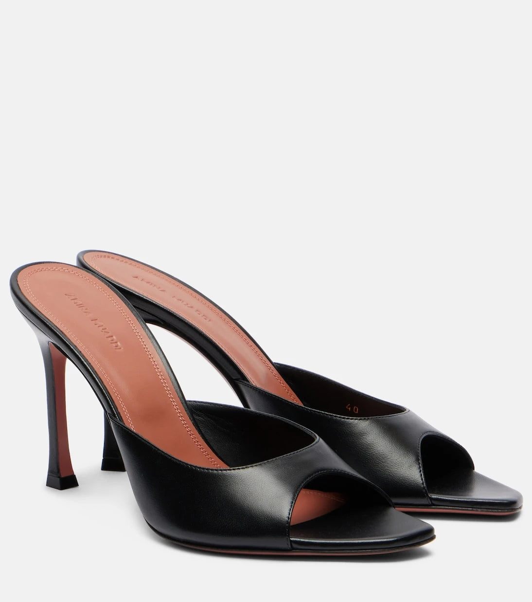 Amina Muaddi - Alexa 95 leather mules