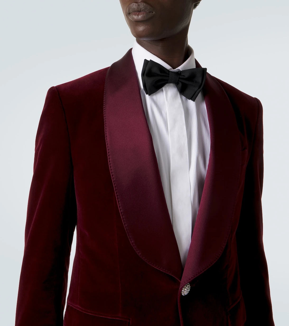 Dolce&Gabbana - Cotton-blend velvet tuxedo jacket