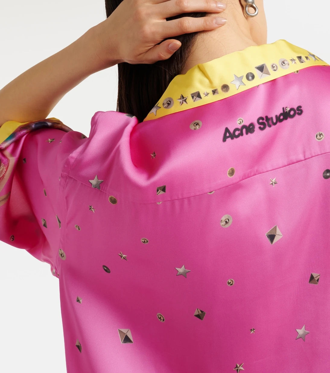 Acne Studios - Printed logo bowling shirt