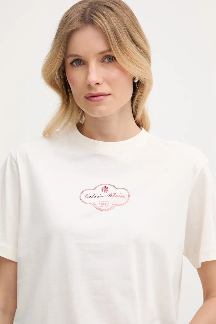 Calvin Klein Jeans тениска дамска от памук