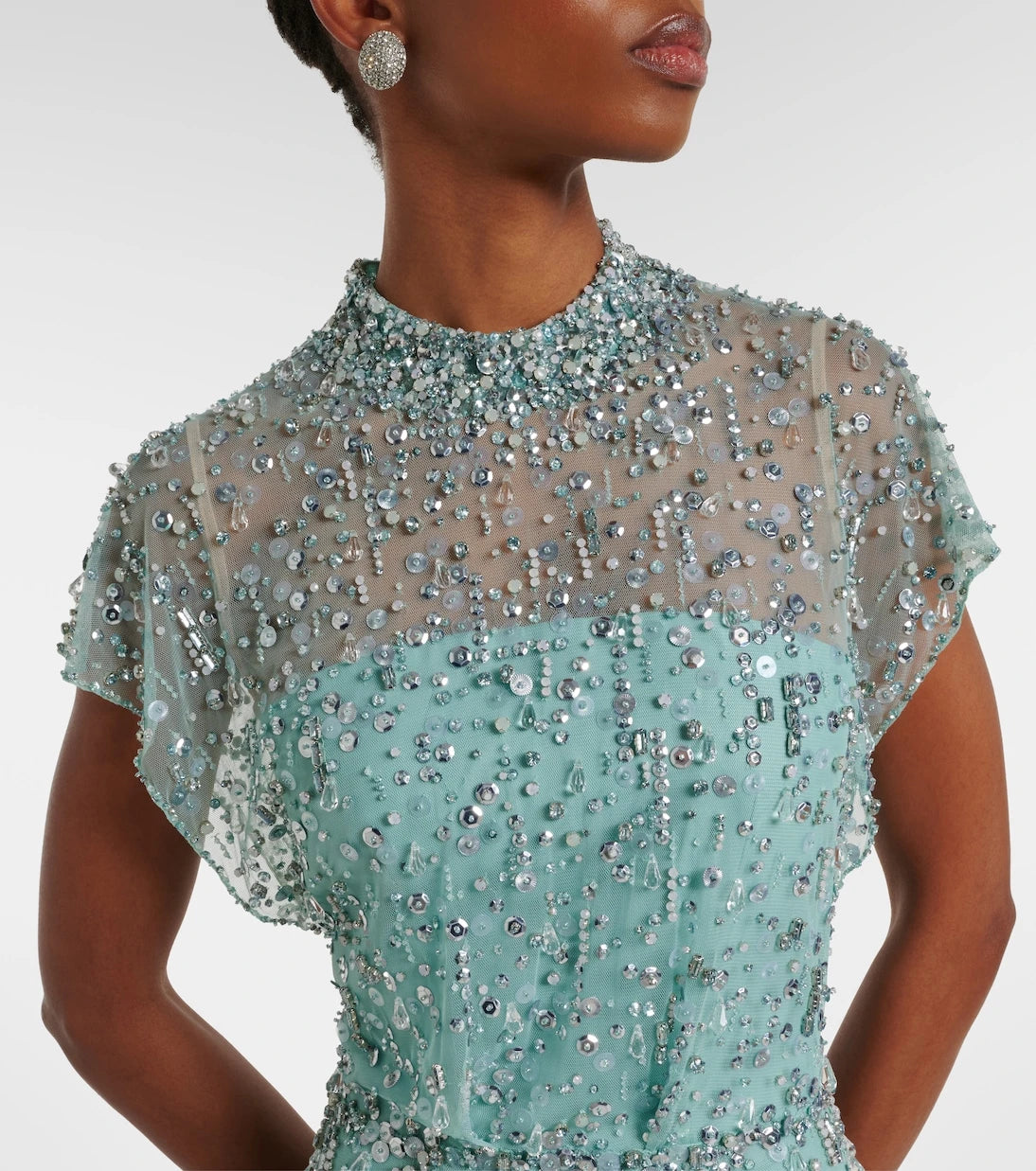 Jenny Packham - Crystal Drop embellished gown