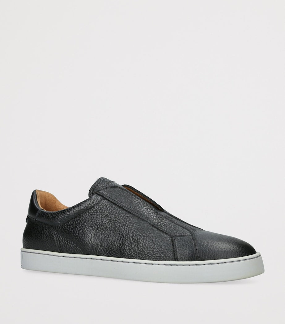 Magnanni Leather Slip-On Sneakers