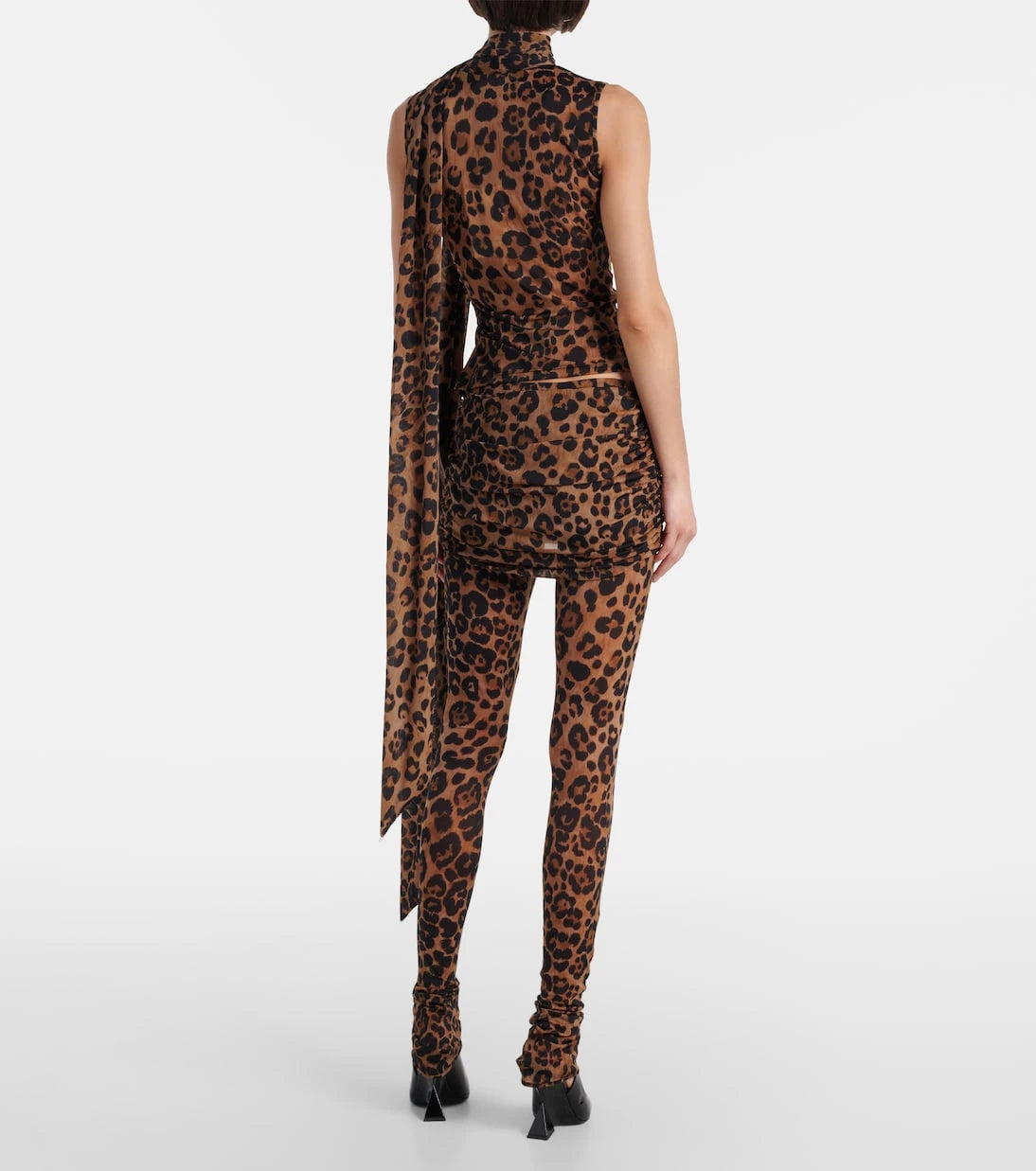 Blumarine - Leopard-printed jersey leggings