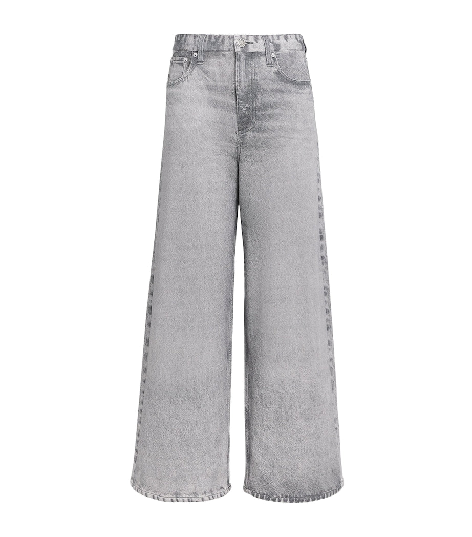 Rag & Bone Grey Miramar Sofie Ankle-Length Trousers