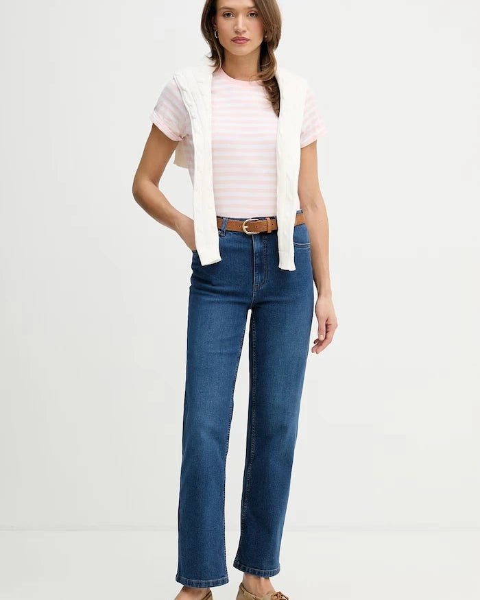 U.S. Polo Assn. kadın düz jean USPA LONG LEG STRAIGHT FIT
