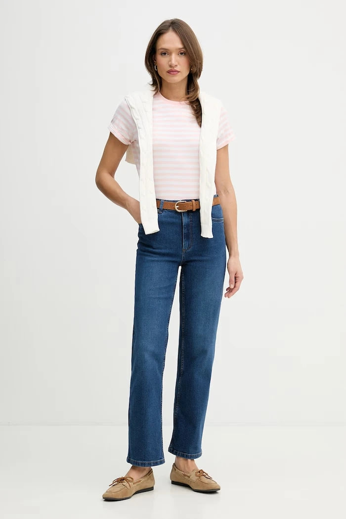 U.S. Polo Assn. kadın düz jean USPA LONG LEG STRAIGHT FIT