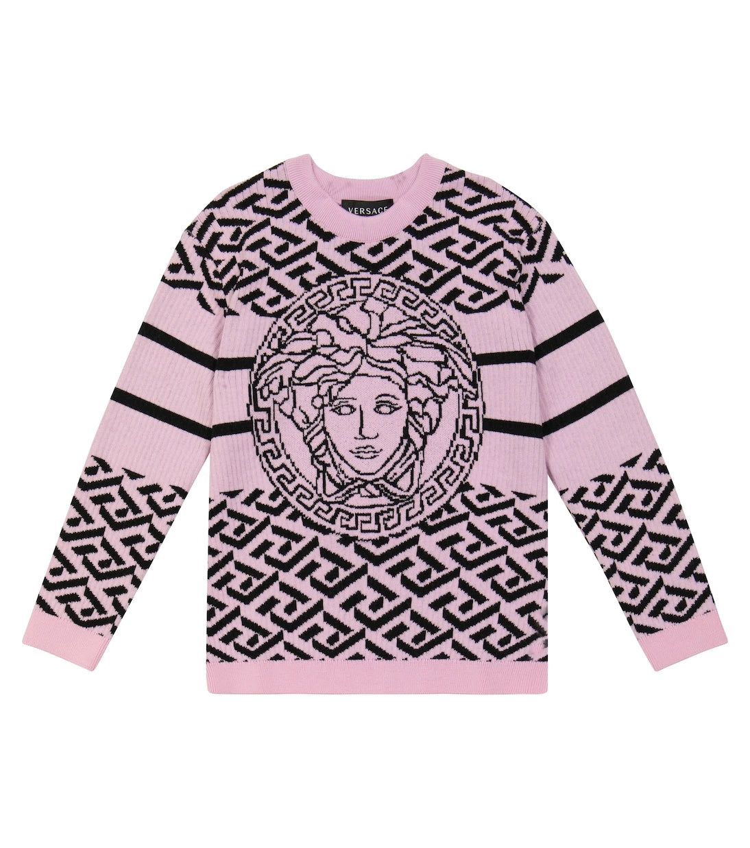 Versace Kids - كنزة صوف ميدوسا لا غريكا