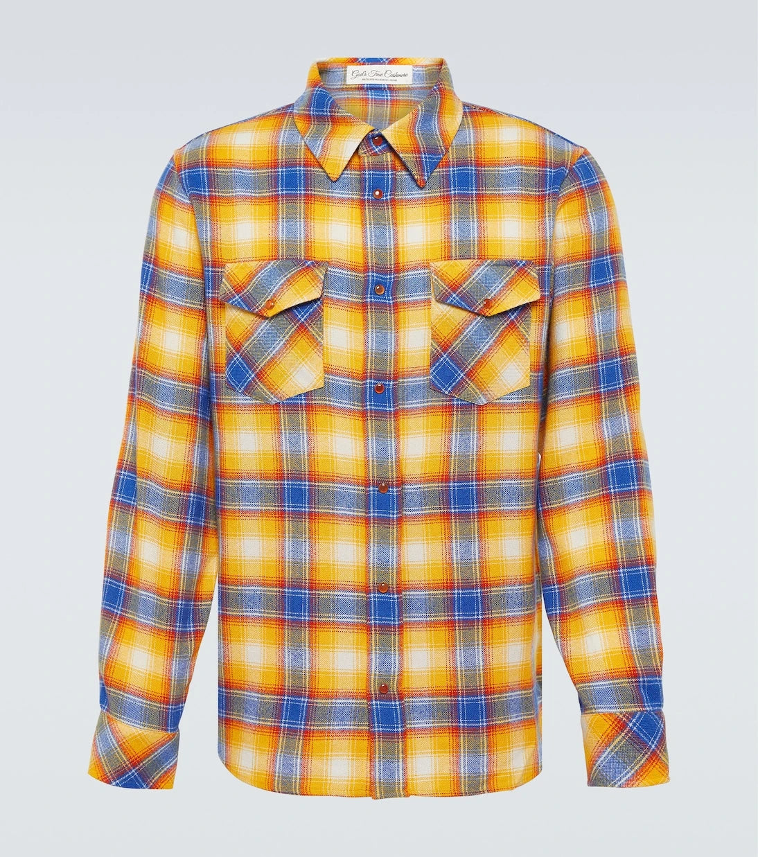 God's True Cashmere - Tartan cashmere shirt
