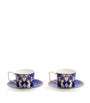 Set of 2 Renaissance Teacups and Saucers